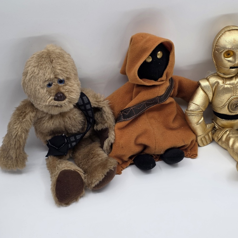 Star Wars‎ Buddies Lot of 6 Beanie Stuffed Toys Rare 6" Licensed 1997 Kenner - Picture 2 of 7